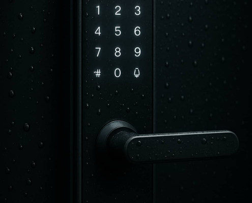 新竹黃先生的故事：從大廠牌失望到選擇 PLUSONE ARIES 防水電子鎖的安心體驗